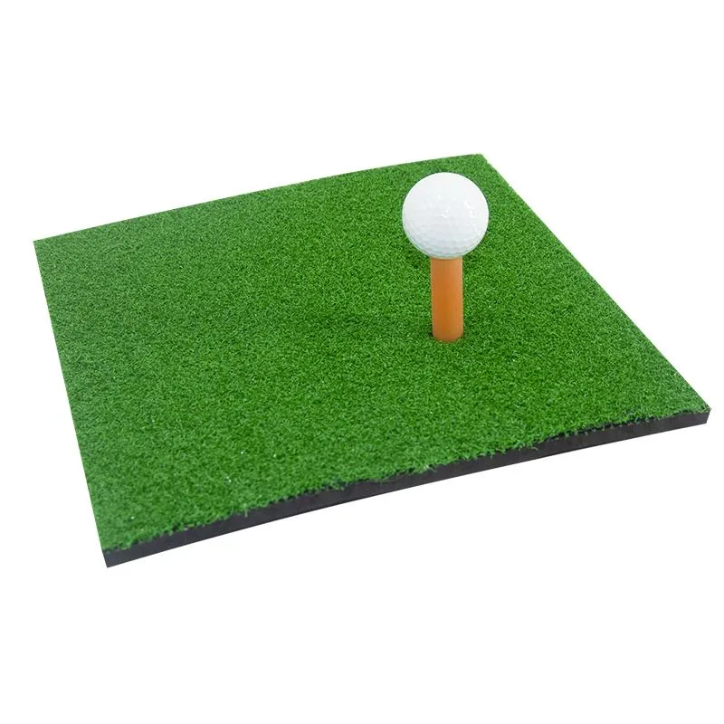 Artificial Turf Golf Swing Mat with Tees 30*30 Cm